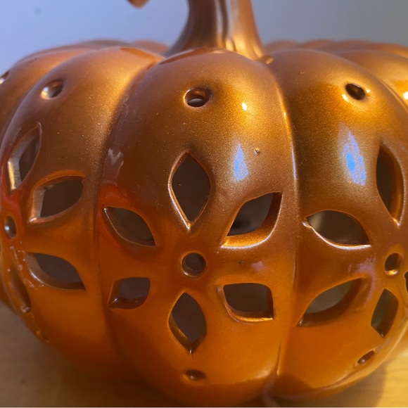 Fall Thanksgiving light up ora decorative pumpkin 6” - Picture 6 of 12